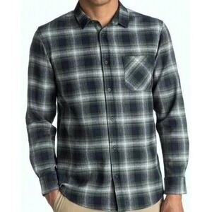 Vintage QUIKSILVER Men's Flannel Shirt‎ Large Y2K 90's